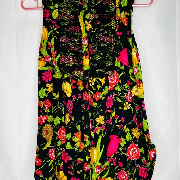 Anthropologie Button Down Sleeveless Top, SZ S - Picture 2 of 4